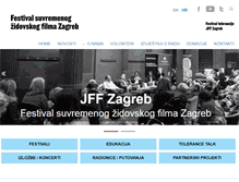 Tablet Screenshot of jff-zagreb.hr